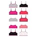 Buyless Fashion Girls Training Bra Cotton Cropped Cami Spaghetti Strap Brallete (10 Pack) - MT10-GA3-M Pinks