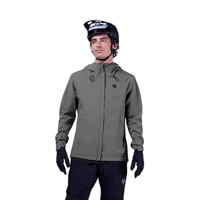 Fox - Ranger Water Jacket Vêtements d'extérieur - Adulte Homme - Veste VTT, veste cycliste, veste de trail, manteau VTT, Étain, S