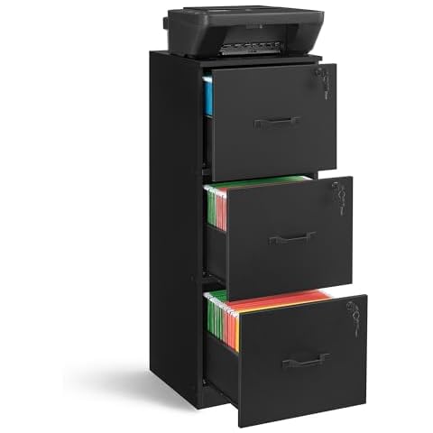 VASAGLE 3 Drawer File Cabinet Cover
