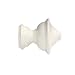 Chaucer Finials - Kirsch Wood Trends - 1 3/8" (White)