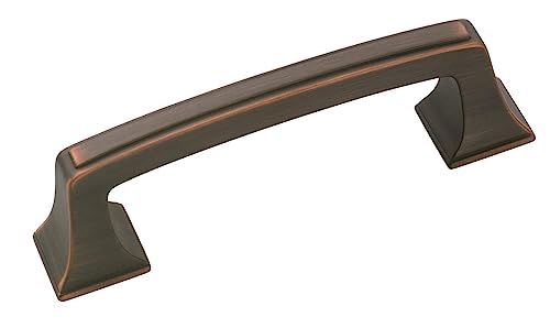 Amerock | Cabinet Pull | Oil Rubbed Bronze | 3 inch (76 mm) Center to Center | Mulholland | 1 Pack | Drawer Pull | Drawer Handle | Cabinet Hardware