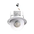6 Inch LED Recessed Lighting?Recessed Light Dimmable 3000K/4000K/5000K White LED Recessed Lights-1 Pack