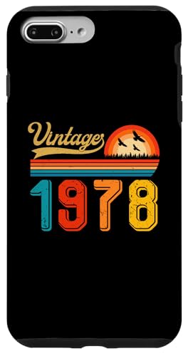 48�΂̒a���� 48�� �j�� ���� ���g�� ���B���e�[�W 1978 �X�}�z�P�[�X iPhone 7 Plus/8 Plus �p