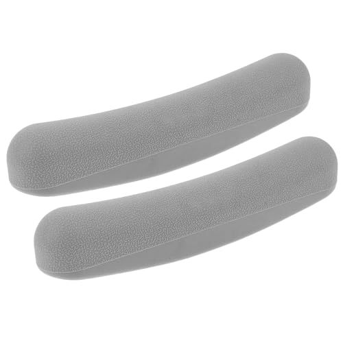 Ipetboom Coussinets de Béquille pour Usage Intérieur et Extérieur Accessoires Confortables 2pcs en Caoutchouc Antidérapants et Résistants à L'usure pour Poignées de Fauteuil Roulant