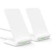 Produktbild Fast Wireless Charger Stand [2 Pack], 15 W Induktive Ladestation Schnelles Kabelloses Ladegerät Handy Ständer für iPhone 15 14 13 12 11 Xr X 8, Samsung Galaxy S22 S21 S20 Google Pixel LG