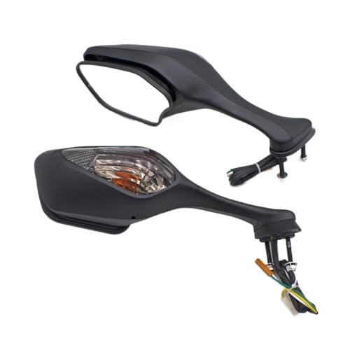 Rétroviseurs moto clignotant LED réglables CBR1000RR 2011 VFR1200 2009 noir
