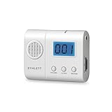 SYNLETT Wireless Caregiver Pager with LCD Number Monitor Alert Tone Silent Mode Compatible with SYNLETT Wireless Nurse Call System Caregivers Nurses Service Staff Must Pair to CMU to Function