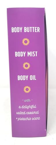 Trader Joe's Brazil Nut Body Trio Gift Set, Body Butter with Acai & Guarana, Body Mist with Seaweed Extract & Aloe Vera, Body Oil with Squalane, 3 Piece