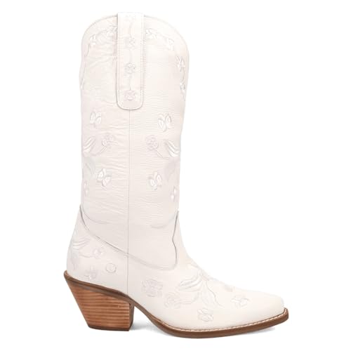 Dingo Women's Love Bug Floral Embroidered Snip Toe Western Boot