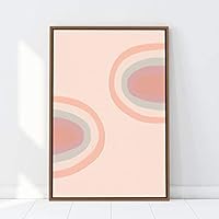 Framed Canvas Wall Art Nordic Rainbow Canvas Prints Home Artwork Decoration for Living Room,Bedroom - 16x24 inches