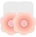 Adhesive Bra, Breast Lift Tape Reusable Push Up Nippleless Covers with Cotton Cover Nude