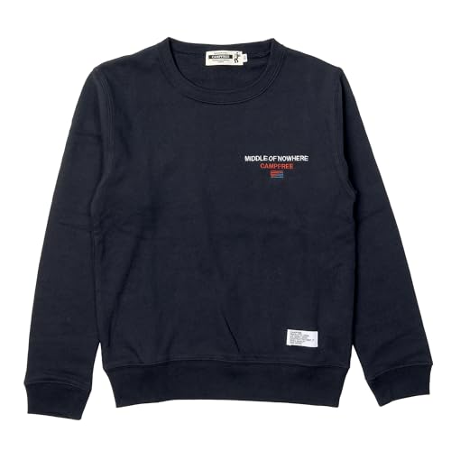 [CAMPFREE] トレーナー 子供服 8.4oz 裏毛 スエット スウェット 上 ロゴ ブランド 小学生 中学生 服 C.ディープネイビー サイズ 130 - CAMPFREE - 商品画像