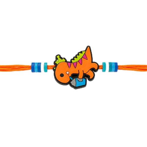 Image of The Purple Tree Cute Kids Rakhi with Roli Chawal and Card (Pack of 1) Rakshabandhan Gift for Kids, Best Rakhi For little Brother
