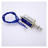  QXSJEDYCH Électro-Aimant TAU-0530B Force magnétique Pousser et Tirer DC12V 6V 24V électro-Aimant solénoïde à Cadre Ouvert(24V)