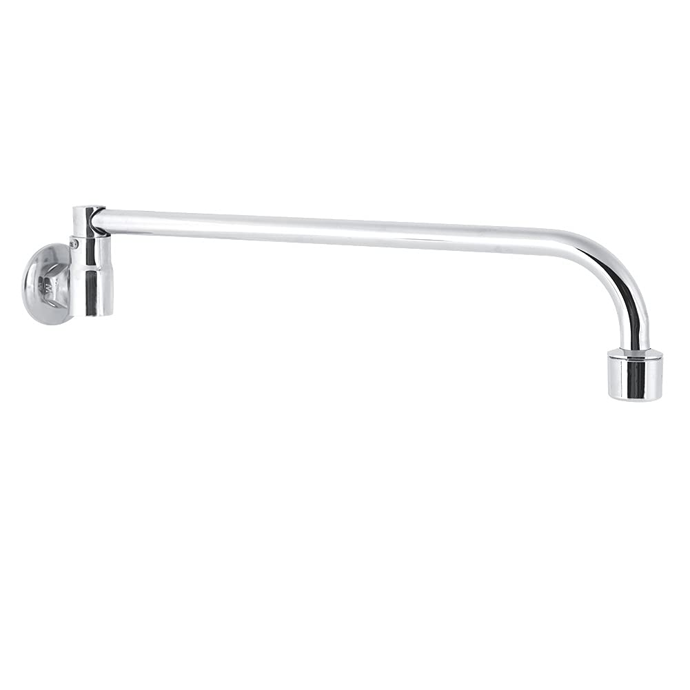 G1 2 Wall Mounted Water Faucet Robust Alloy Single Hole Kitchen Water Tap Restaurant Rotating Cold Sink Water