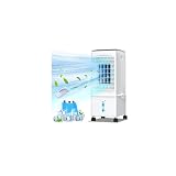 Aire Acondicionado Portatil, 4 en 1 Enfriador de Aire, 9.5L Ventilador Evaporativo, 4 Modos y 3 Velocidades, con 3 Cajas de...