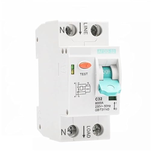 Dispositif AFDD-32 contre les arcs électriques et surcharges de courant 32A