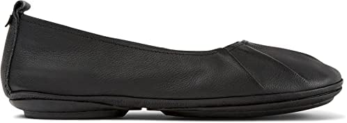 Camper Women's Right Nina Ballet Flat, Black, 8.5 | Image 1