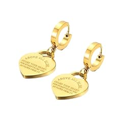 Gold Bible Earrings E22099G