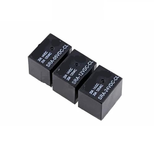 Relé SRA-12VDC-CL de 12V 20A para reparar circuitos dañados y evitar sobrecargas