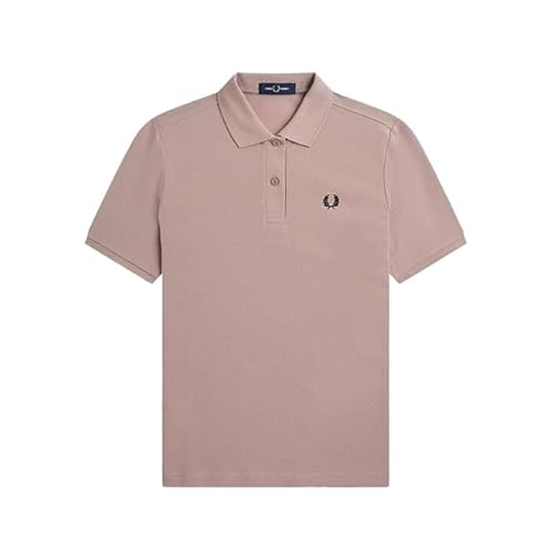 Fred Perry Womens G6000 100% Cotton Polo Shirt in Dark Pink Size 14