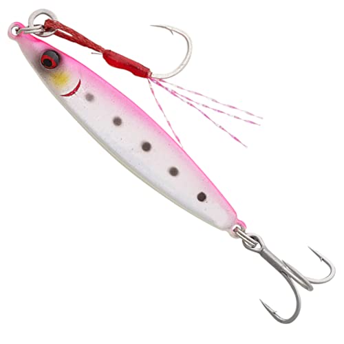 Neptunmaster Set - 5 Flatline TG 4,5cm 15g Pilker + 10 Snaps, Angelset zum Meeresangeln, Meeresköder zum Pilken – Bild 4