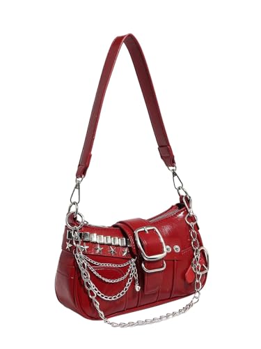 Image of Verdusa Women's Y2k Purse Star Embroidery Cute Shoulder Bag Y2k Accessories