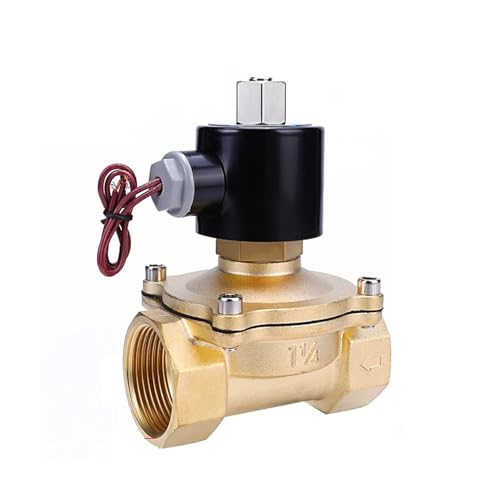 Électrovanne en laiton normalement ouverte 3/8 contre fuite eau gaz 24V