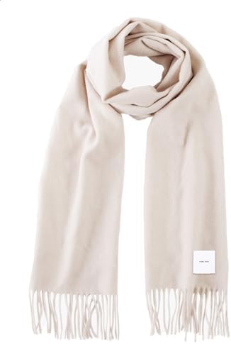 （10:30時点） [matti totti] 11.ペールベージュ カシミヤ マフラー カシミア 100% 大判 厚手 レディース 無地 ストール 女性 ロング ギフト プレゼント A0015B-13