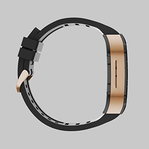 Boîtier en métal silicone pour Apple Watch pour protéger et styliser une montre usée