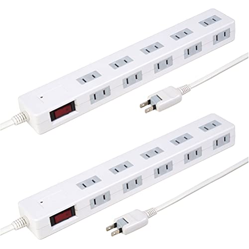 OAタップ AC10口以上 (AC10口・ホワイト, 電源コード2m+3m)