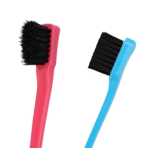 Ningwaan 8 Pieces Hair Edge Brush, Double Sided Edge Brush And Teasing Comb Set, Dual Hair Edge Control Eyebrow Brush For Smooth Comb Grooming, Multi-Color, 8.0 Count #TOP30