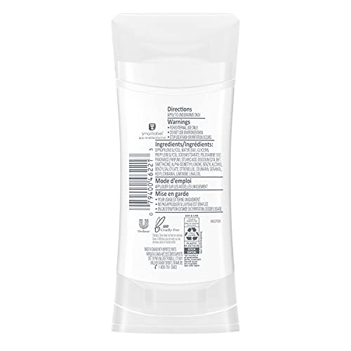 Image of Dove 0% Aluminum Deodorant Stick Non irritating for Underarm Care Cucumber and Green Tea, 2.6 Oz (Pack of 2)