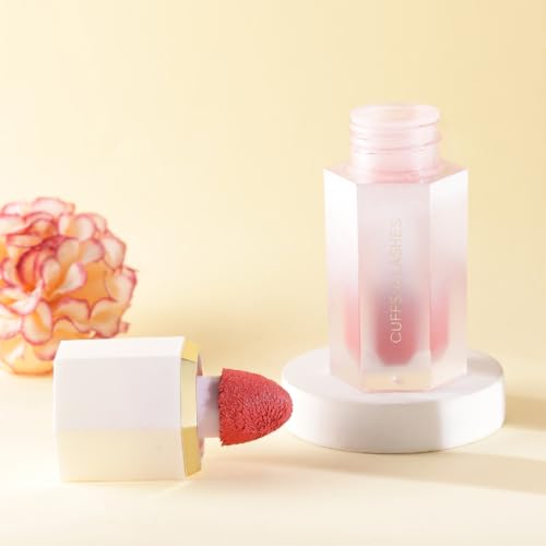 Image of Cuffs N Lashes After Glow Liquid Blush Gel Cream 6ml - 04 Orange Blossom | Dewy, Buildable Blush with Hyaluronic Acid | Long-Lasting Hydration &Natural Radiant Glow