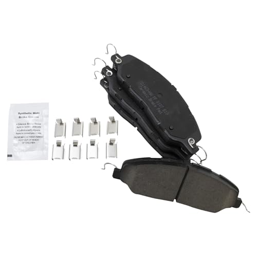 Image of TRQ Front Brake Pad & Rotor Kit Ceramic Premium G-Coated | For 2011-2014 Ford Mustang