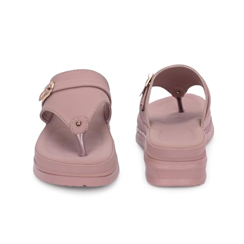 Image of Moshun Women's Thong Sandals /Flip-Flops | Bounce Back Technology with Arch Support | Women Footwear for Office| Doctor Sandal | Orthopaedic Sandal for Office, Travel & Outdoor