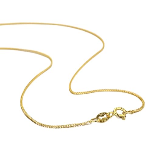 Mince chaîne de bordure anti-allergie en argent pour remplacer vos bijoux ternis