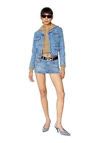 Diesel B-1DR Women's Leather Logo Belt4