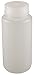 Lab Safety Supply Narrow Mouth Round Bottle, Reagent, Plastic, 500mL, Clear, 12 PK 6FAR1-1 Each