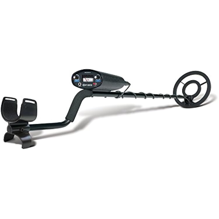 Bounty Hunter TK4 Tracker IV Metal Detector with 8-inch Waterproof Coil & Metal Detector Pinpointer, Handheld, Black & Bounty Carry Bag Black