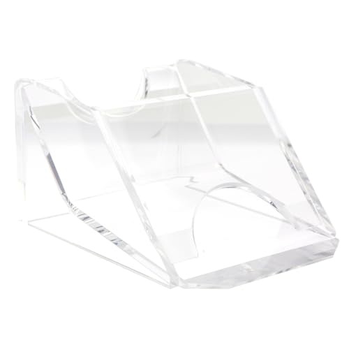 QUMIIRITY Zapato Dispensador de Cartas de Acrílico Transparente, Accesorio Portátil para Juegos de Póquer y Blackjack, Resistente para Uso Hogar y Entretenimiento Familiar
