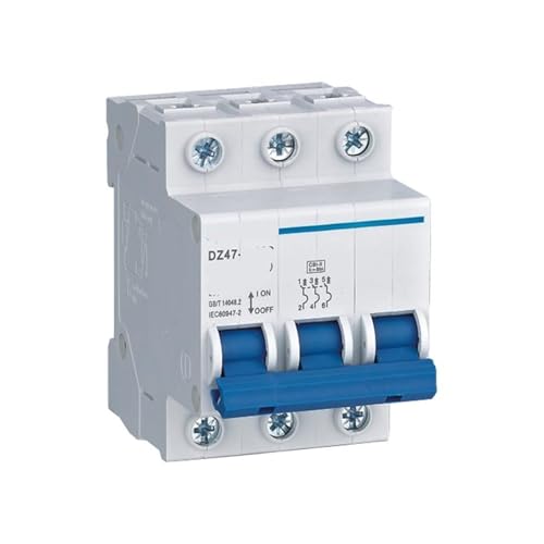 Disjoncteur miniature DZ47-60MC 3P 50A pour tableau électrique triphasé