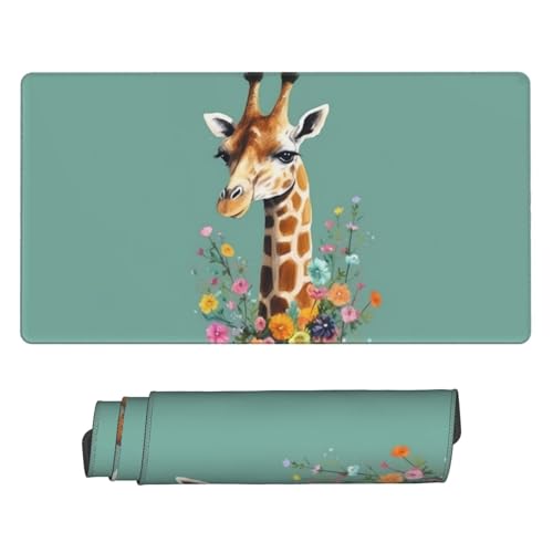 Tapis de souris de jeu girafe grand format pour sublimer et organiser votre bureau moderne