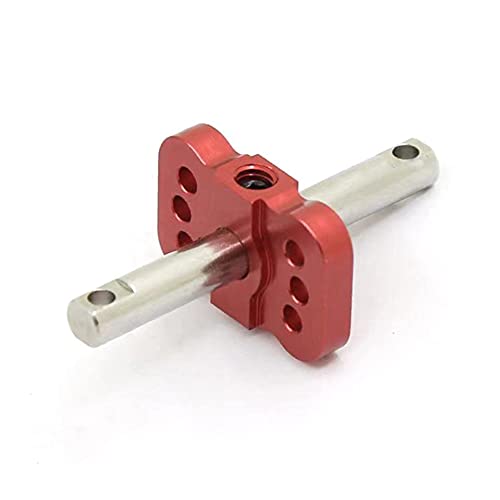 Hooshion Locking Differential, Metal Differential, Hot Racing TE125 Differential Locker Spool for Traxxas Slash 2WD Elec, Racing Car Upgrade Parts (Red)