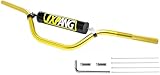 JXPANG 7/8 Inch 22mm Dirt Bike Handlebars 6063-T6 Aluminum,Compatible Pit Or Dirt Bike Handlebar With Foam Pad Universal For Motocross Pit Dirt Bike ATV Quad Mini Bike CRF YZF KXF KLX RMZ (Gold)