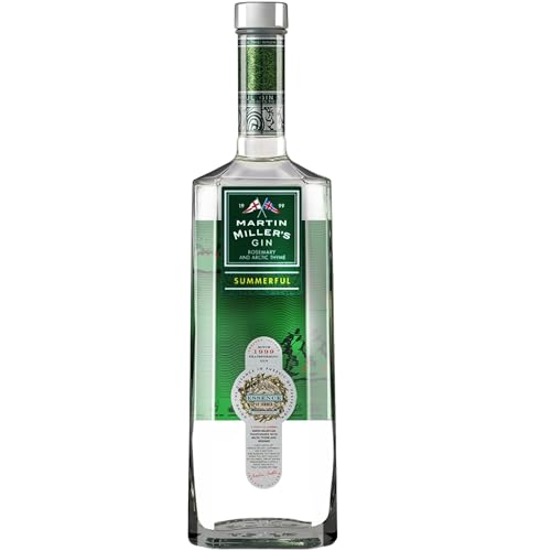 Martin Miller’s Gin Premium – Ginebra Inglesa con Agua de Manantial Islandés – 40% Vol – 1 Botella de 700 ml