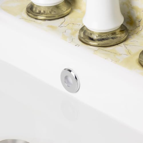 Evite malos olores en su lavabo usando las cubiertas de anillos de baño redondas 3