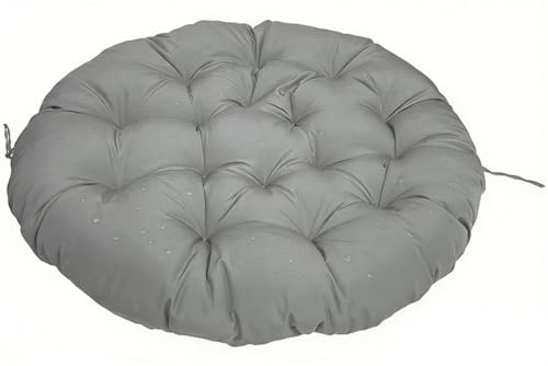 Papasan - Cojín para silla, impermeable, redondo, para uso en interiores y exteriores, perfecto para sillas mecedoras de porche y patio