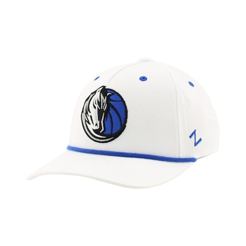 Dallas Mavericks NBA Officially Licensed Rope Hat Snapback Memento White