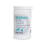 MalAcetic Wet Wipes for Dogs and Cats 100 Count